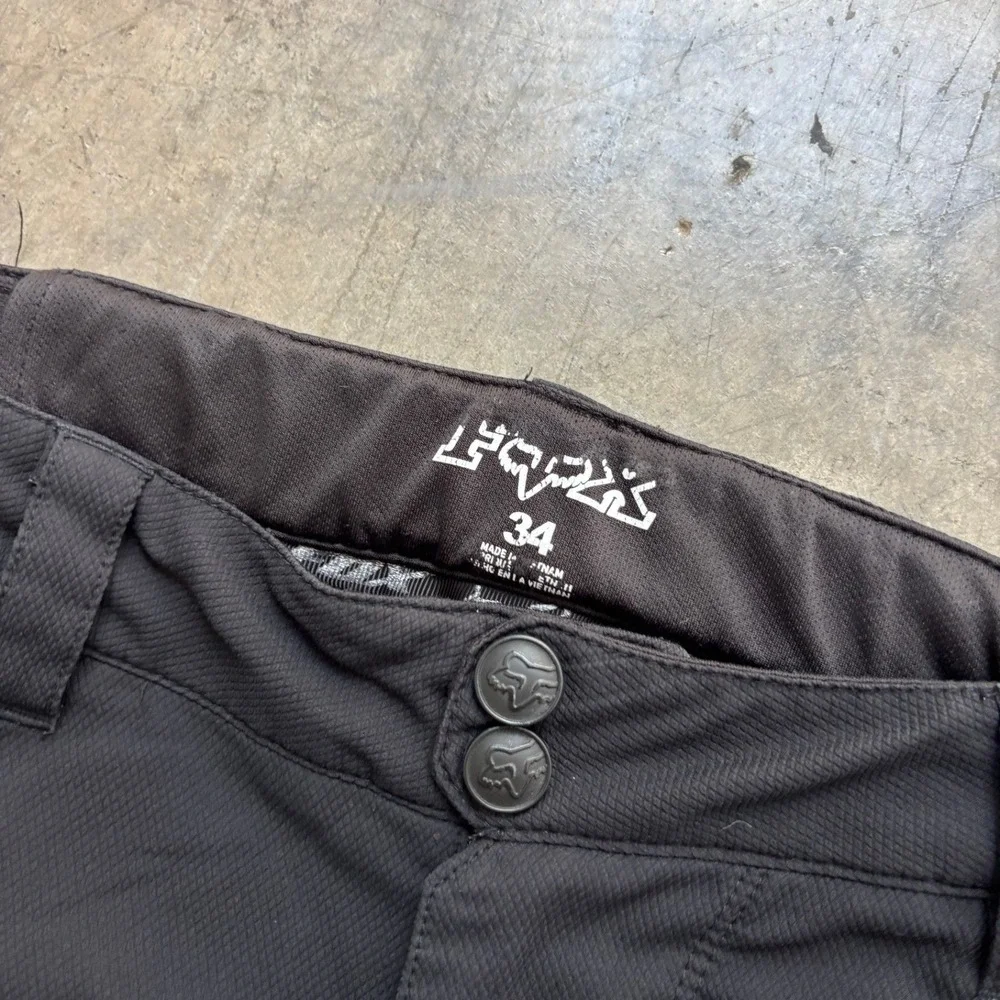 Y2K Fox Racing Cycling Riding Board Shorts Size 34 - Picture 3 of 7